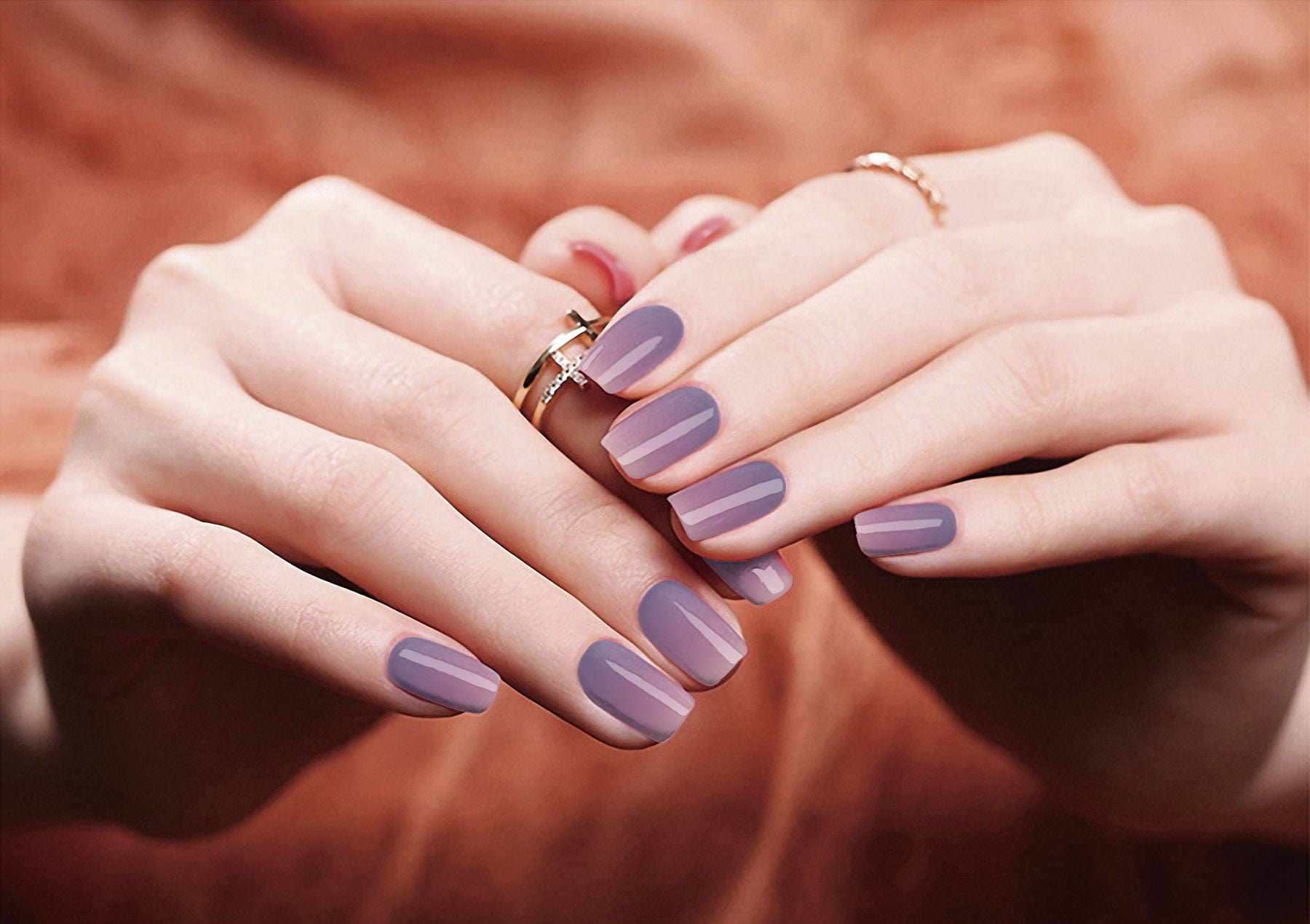 Lavender Creamsicle Ombré