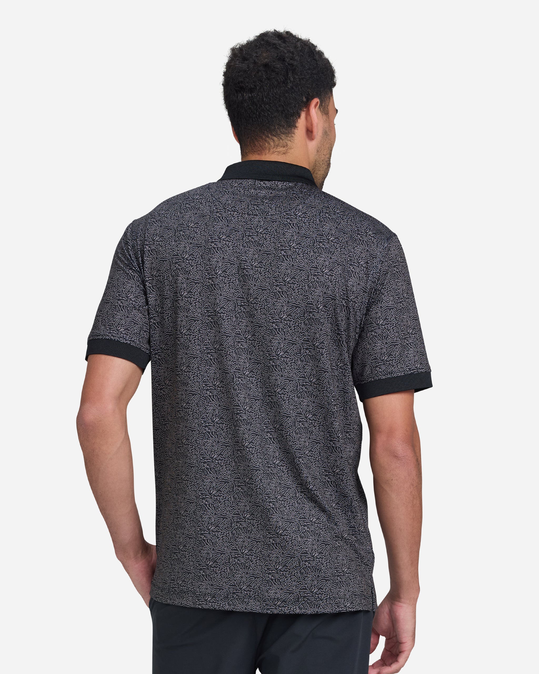 Swarles Barkely Black-Men's Polo-Bad Birdie