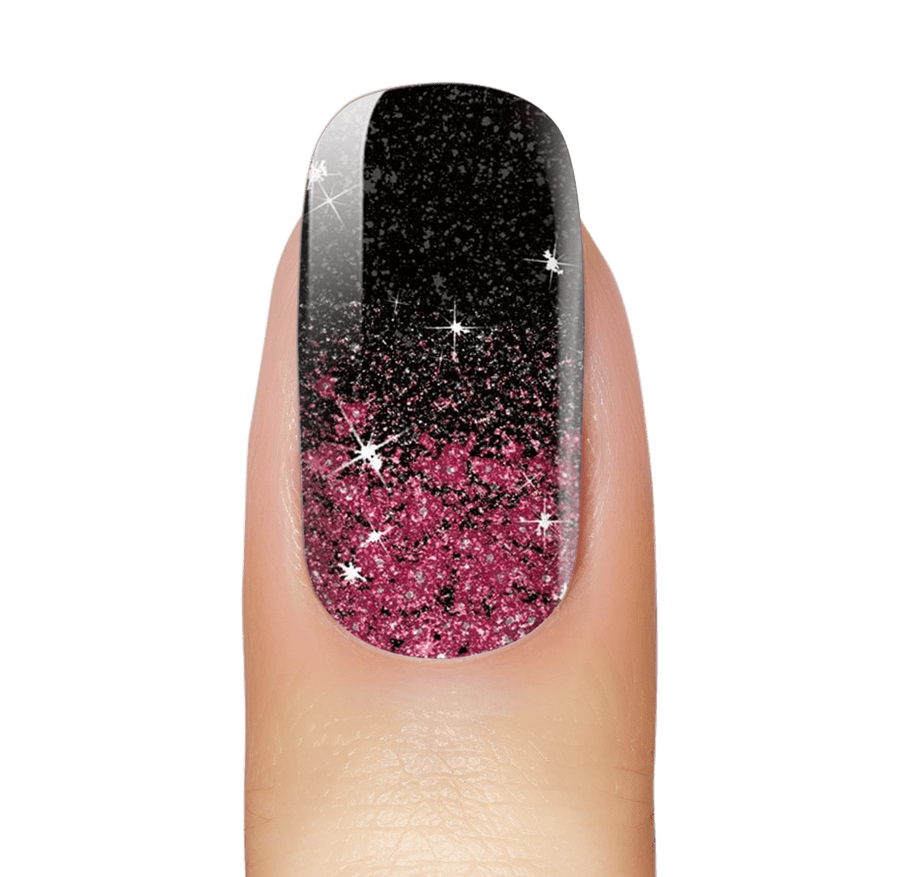 Fuchsia Ombré (Glitter)